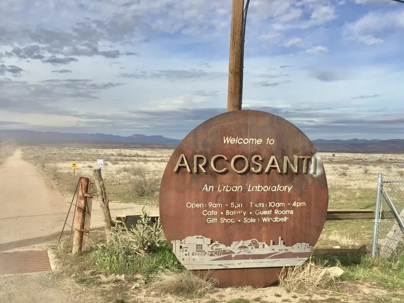 Arcosanti Sign