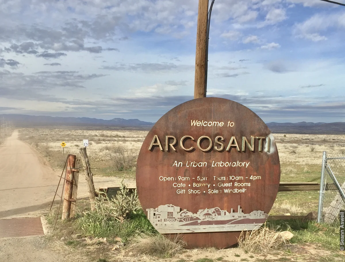 Arcosanti Sign