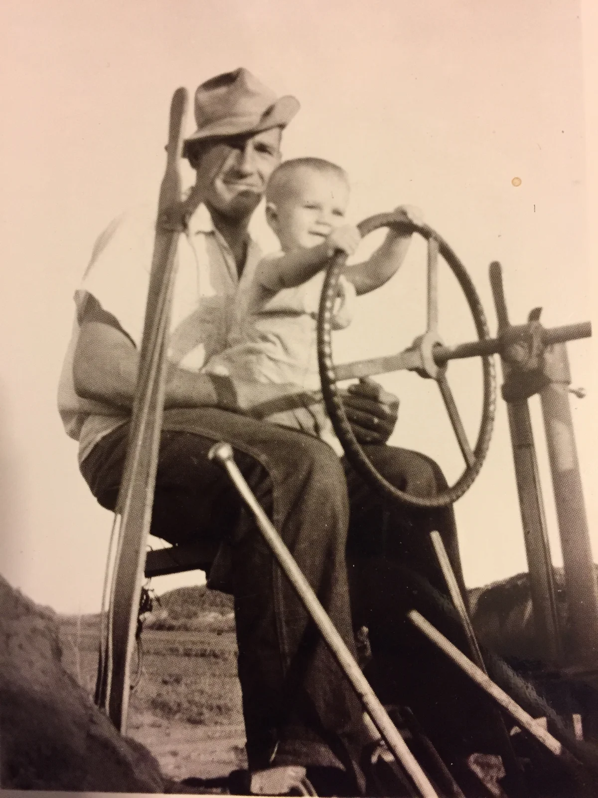 Dad with Grandpa