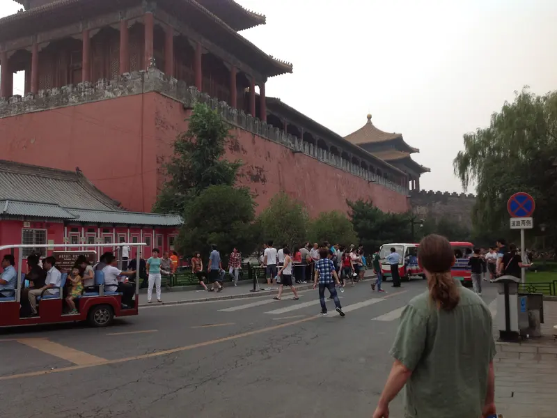 Forbidden City Tourist