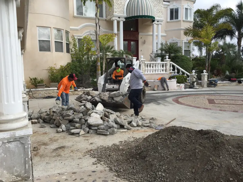 LA House - Garage Concrete Removal